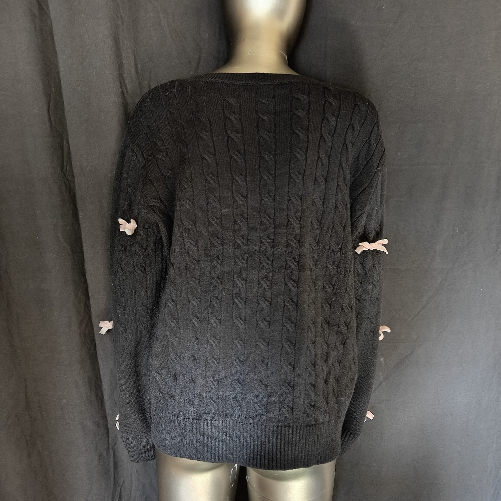 Pink Bow Sweater - Picture 2 of 2